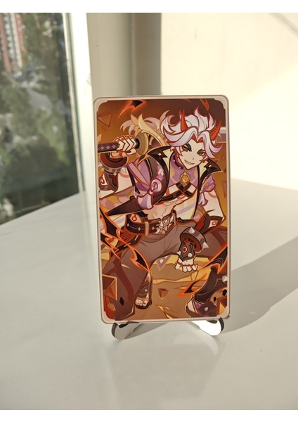 Genshin Itto Metal Koleksiyon Kartı 2 (6,5 x 11,5 Cm) (1 Adet)