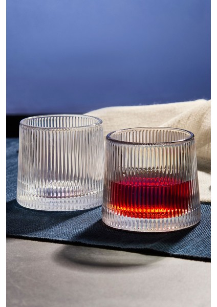 Mose Luster 2'li Kristal Viski Kokteyl Meşrubat Bardağı Japon Style 160ML