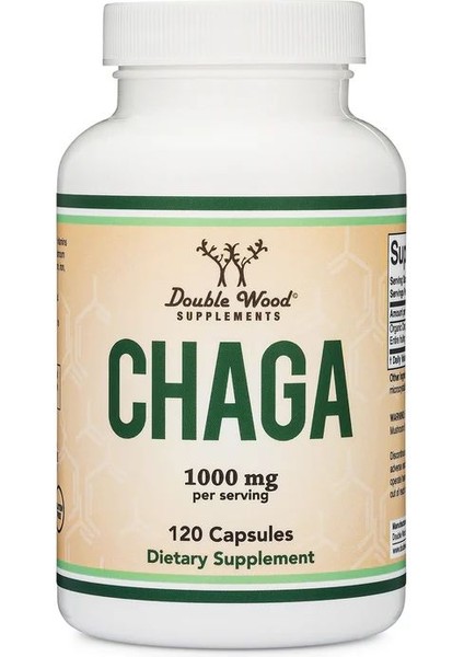 Chaga Mushroom Supplement 1000 Mg 120 Kapsül