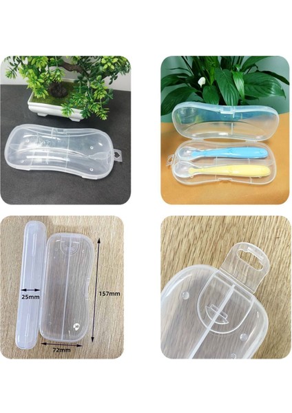 Kırmızı-Sarı Premium Çocuk Bpa Free Kaliteli Silikon Saplı Paslanmaz Çelik Uçlu Çatal-Kaşık Set fırsatları