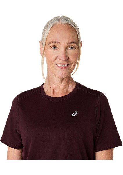 Asics Core Ss Top Kadın Kirmizi Kısa Kollu Tshirt 2012D170-600 fırsatları