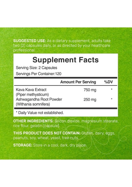 Kava Kava 1000 Mg 240 Kapsül fiyatları