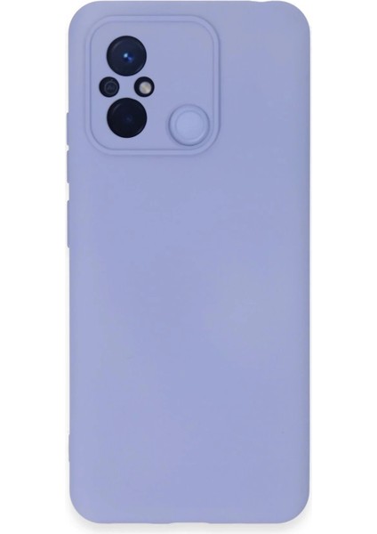 Newface Xiaomi Redmi 12C Kılıf Nano Içi Kadife Silikon - Lila