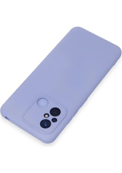Newface Xiaomi Redmi 12C Kılıf Nano Içi Kadife Silikon - Lila modelleri