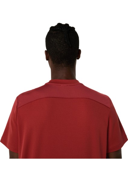 Court Ss Top Erkek Kirmizi Kısa Kollu Tshirt 2041A339-600 indirimleri