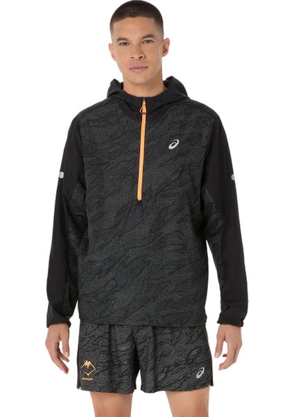 Fujitrail Packable Windbreaker Erkek Siyah Beyaz Ceket 2011D389-002