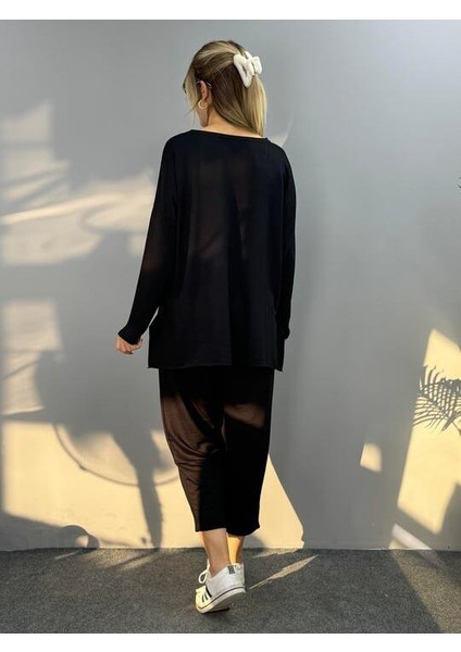 Kadın Uzun Kollu Iki Iplik Viskon Kumaş Ikili Takım fiyatları