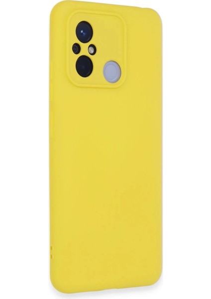Newface Xiaomi Redmi 12C Kılıf Nano Içi Kadife Silikon - Sarı fiyatları