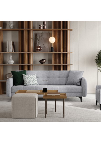 Romina 3'lü Yataklı Koltuk - Gümüş fiyatları