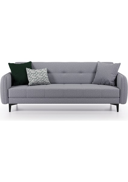 Romina 3'lü Yataklı Koltuk - Gümüş