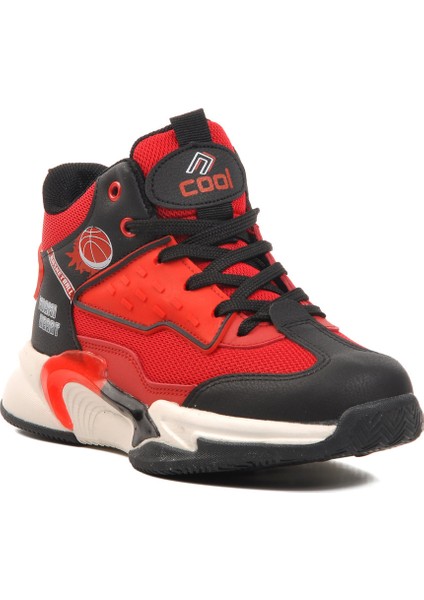 Kırmızı Çocuk Basketbol Ayakkabısı London F