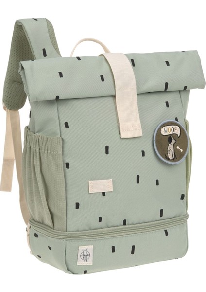 Happy Prints Mini Rolltop Sırt Çantası Light Olive