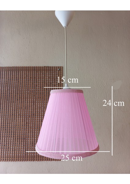 Pembe Organze Avize M-29 Yatak Odası Çocuk Odası Genç ve Bebek Odası Avize Aydınlatma Sarkıt fiyatları