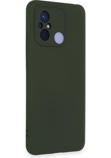 Newface Xiaomi Redmi 12C Kılıf Nano Içi Kadife Silikon - Koyu Yeşil fiyatları