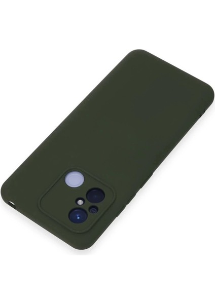 Newface Xiaomi Redmi 12C Kılıf Nano Içi Kadife Silikon - Koyu Yeşil modelleri