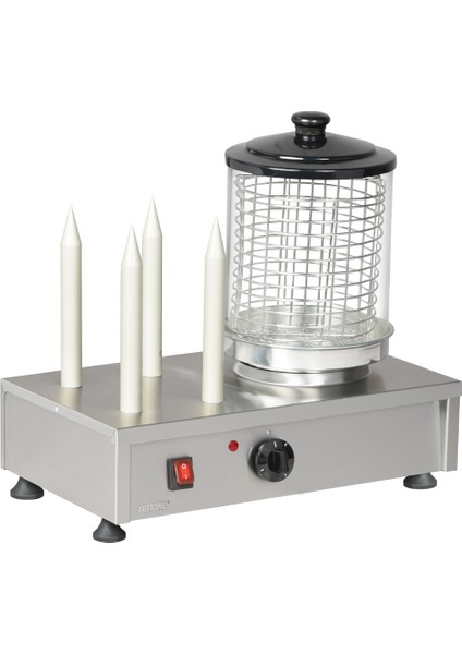 SSH11.E11 Sosis Haşlama Makinesi, 4 Kazıklı, Elektrikli