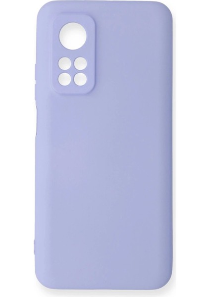 Newface Xiaomi Mi 10T Kılıf Nano Içi Kadife Silikon - Lila