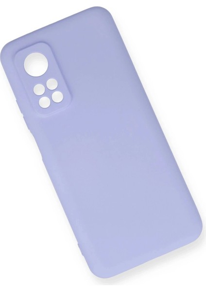 Newface Xiaomi Mi 10T Kılıf Nano Içi Kadife Silikon - Lila modelleri