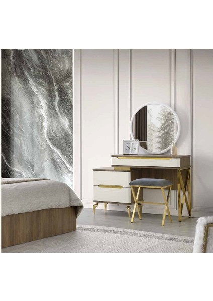 Aby Meşe - Ekru Hazal Yatak Odası Takımı fiyatları