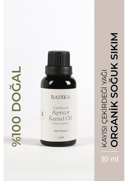 / Kayısı Çekirdeği Yağı / Organik / Soğuk Sıkım