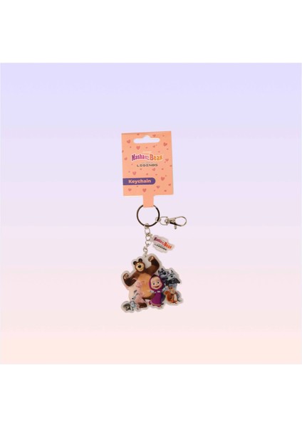 Maşa ve Koca Ayı Karakter Figürlü Anahtarlık