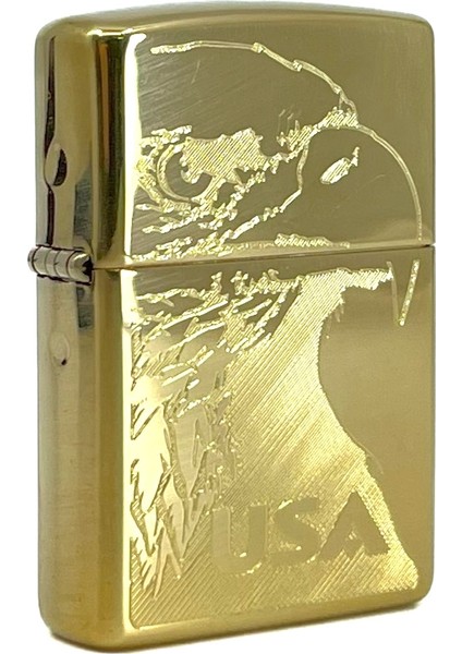 Amerikan Kartalı High Polish Brass Dizayn Çakmak modelleri