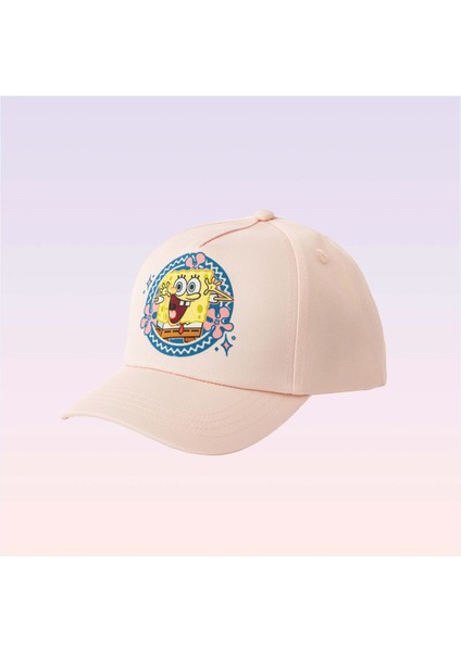 Sünger Bob Kare Pantolon Somon Renk Kız Çocuk Şapkası fiyatları