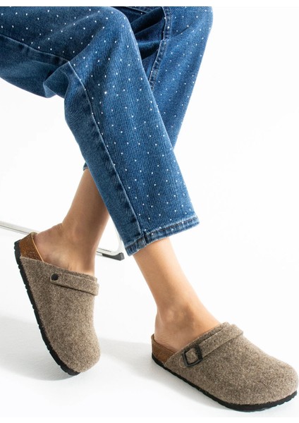 Kadın Ithal Keçe Ortopedik Rahat Ev Terliği modelleri
