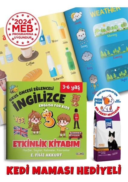 Çocuk Okul Öncesi Ingilizce 3-7 Yaş 3 Kitap Set fırsatları