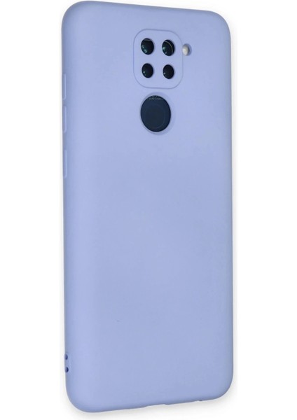 Newface Xiaomi Redmi Note 9 Kılıf Nano Içi Kadife Silikon - Lila modelleri