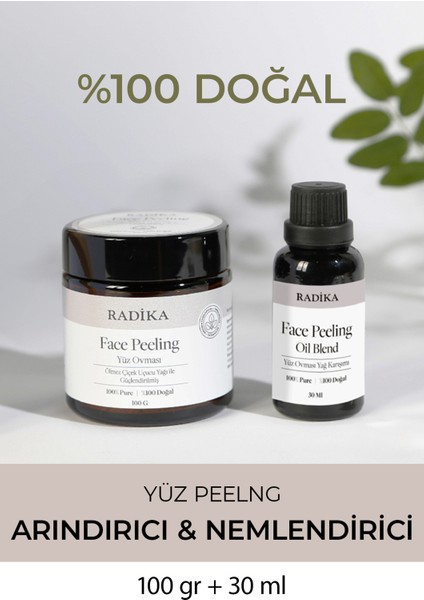 Radika Yüz Ovması Temizleyici Set Tüm Cilt Tipleri İçin Sıkılaştırıcı Etki 120 gr