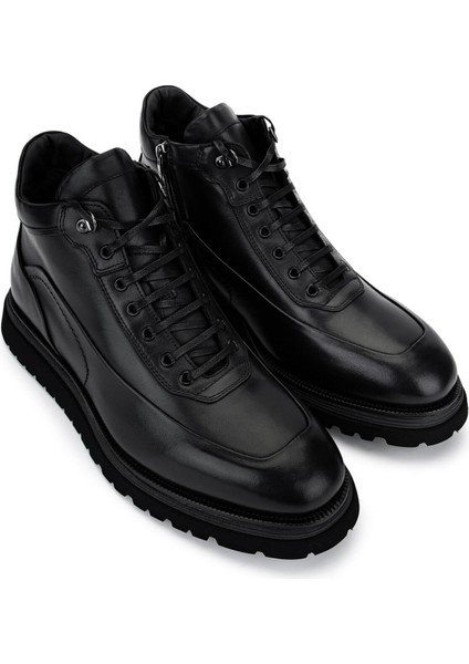 Erkek Hakiki Deri Siyah Bot 664 D43432 Erk Bot SK25-26 Nero fiyatları