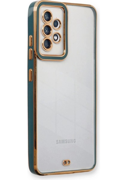 Newface Samsung Galaxy A53 5g Kılıf Liva Lens Silikon - Yeşil