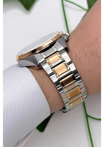 Çelik Kordon&kasa Erkek Kol Saati Gümüş-Rose ST.1.10167-4 ZMST006 modelleri