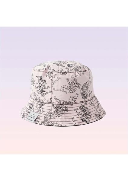 Nickelodeon Genç Mutant Ninja Kaplumbağalar Siyah Pembe Unisex Çift Yönlü Bucket Çocuk Şapkası fiyatları