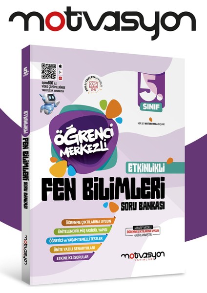 Motivasyon 5. Sınıf Fen Bilimleri Etkinlikli Tematik Fasikül Soru Bankası