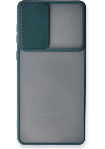 Newface Samsung Galaxy A53 5g Kılıf Palm Buzlu Kamera Sürgülü Silikon - Yeşil fiyatları