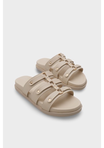 Ursula Düz Topuk Metal Aksesuarlı Kadın Terlik fiyatları