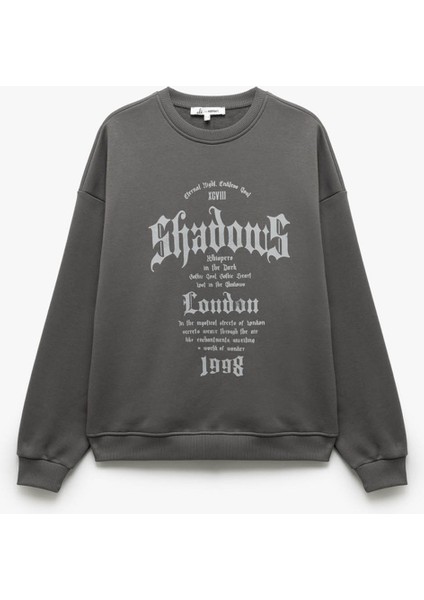 Antrasit Kadın Sweatshirt 6WAL10131IK modelleri