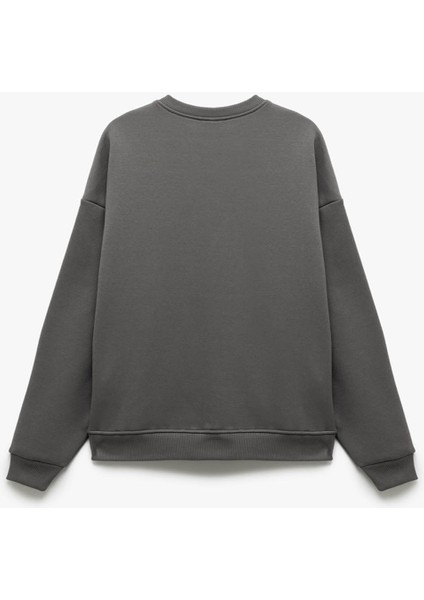 Antrasit Kadın Sweatshirt 6WAL10131IK fırsatları