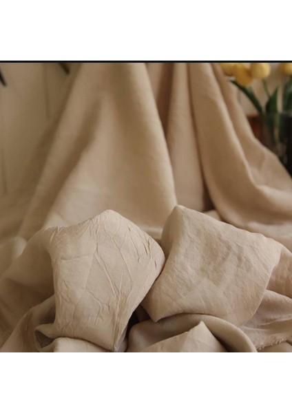 Ipek Kupra Kreş Kumaş Bej Renkte