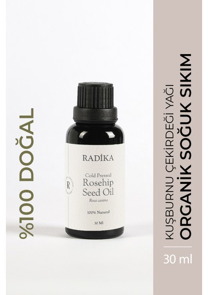 / Kuşburnu Çekirdeği Yağı / Organik / Soğuk Sıkım