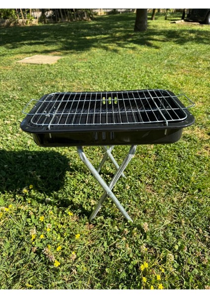 Portatif Katlanabilir Küçük Mangal - Dayanıklı Metal, 30x45 cm, Antrasit Gri, Pratik Kullanım fırsatları