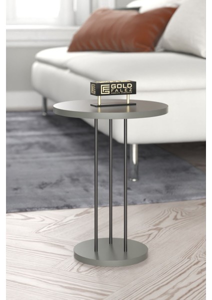 Yuvarlak Zigon Sehpa Seti 3'lü 34x22 cm Suntalam Metal Modern Minimalist fırsatları