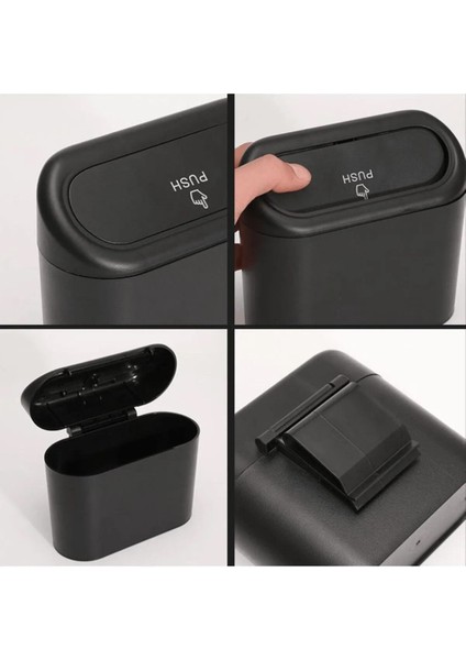 Kapaklı Oto Çöp Kutusu Dayanıklı Plastik Ergonomik Tasarım Tüm Araçlara Uygun fiyatları