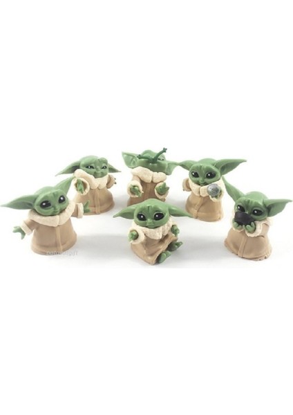 Keyfi Sepet 6'lı Baby Yoda Figür Seti - Sınırlı Üretim Koleksiyonluk Hediye fırsatları