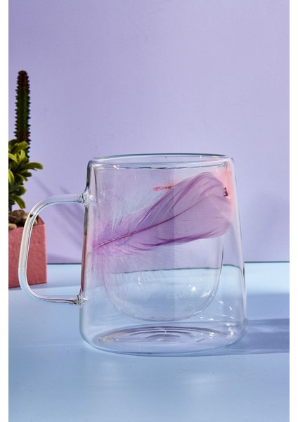 Double Feather 250 ml Cidarlı Kupa