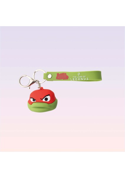 Nickelodeon Genç Mutant Ninja Kaplumbağalar Raphael Figürlü 3D Anahtarlık