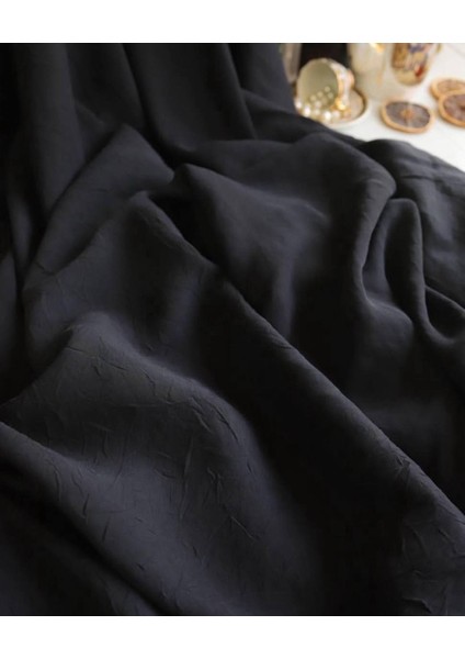 Ipek Kupra Kreş Kumaş Siyah Renkte