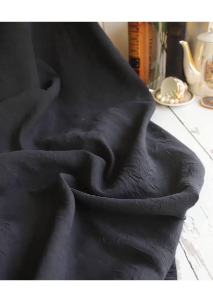 Ipek Kupra Kreş Kumaş Siyah Renkte